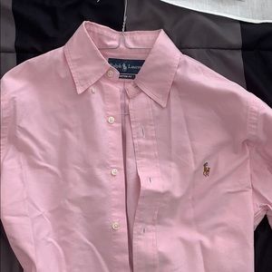 Men’s Long Sleeve Polo Button Up